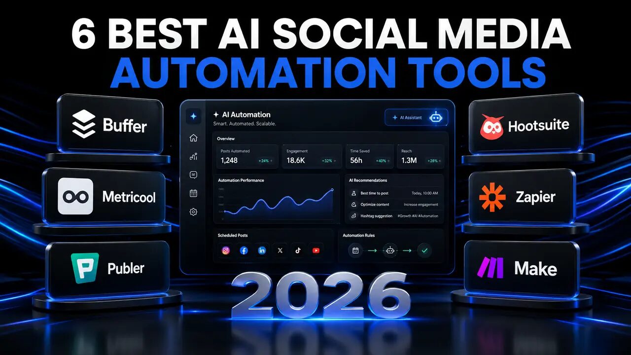 Six best AI social media automation tools for small businesses in 2026