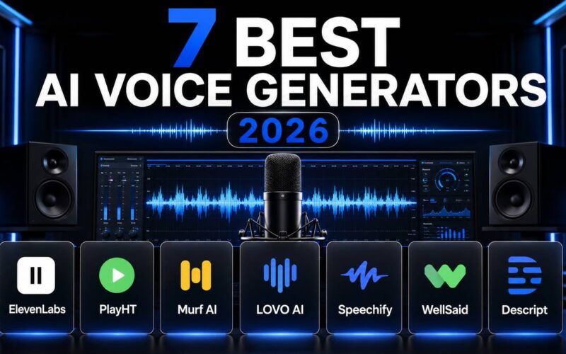 Seven best AI voice generators for realistic voiceovers in 2026