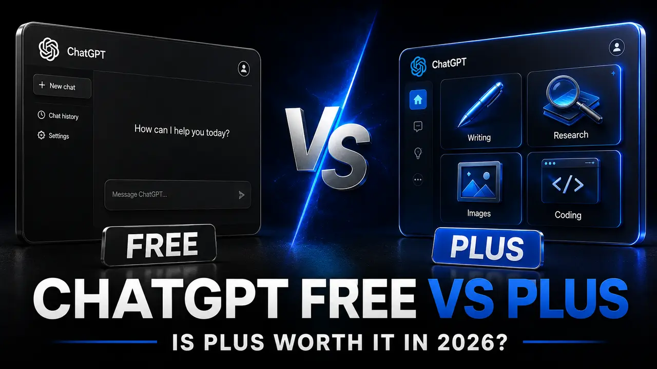 ChatGPT Free for beginners and ChatGPT Plus for frequent users