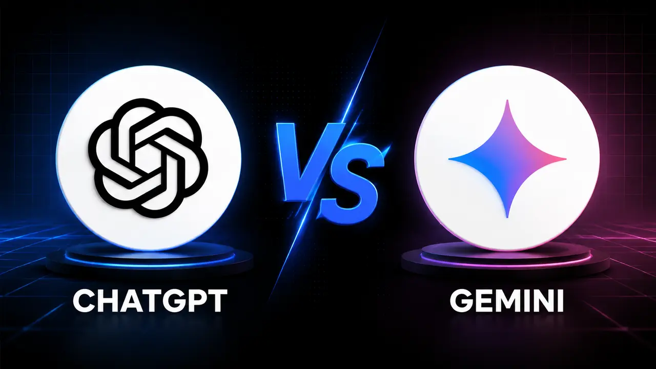 ChatGPT vs Gemini AI assistant comparison for 2026