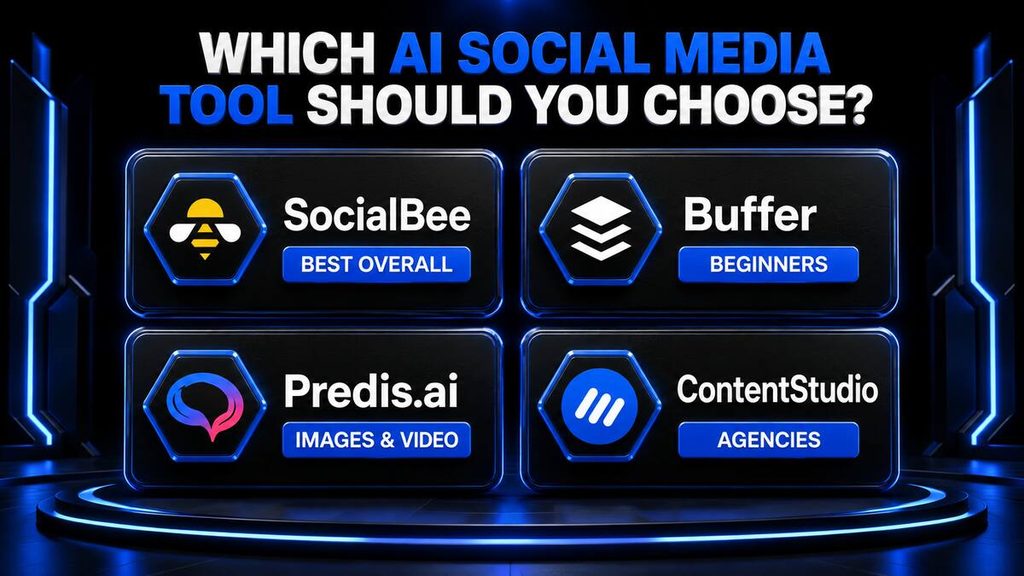 SocialBee, Buffer, Predis.ai and ContentStudio recommended for different social media users
