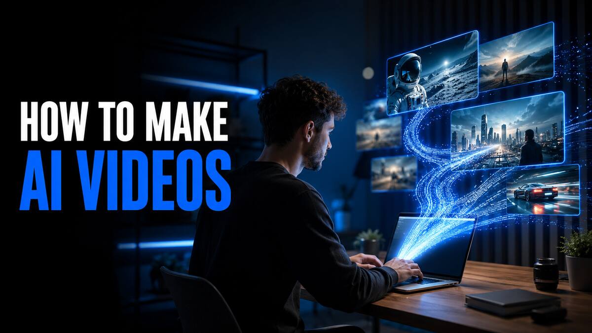 How to make AI videos using a written prompt and an AI video generator